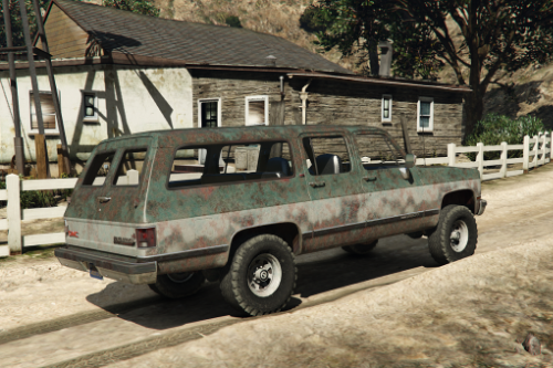 Rust Bucket Livery for RossD's 91 Suburban
